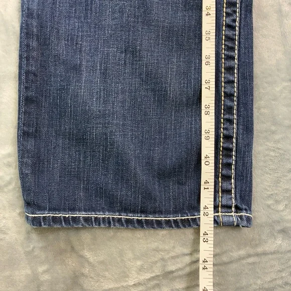 Big Star Pioneer Boot Mens Jeans Size 33L Distressed Cowboy Western Rodeo - Picture 4 of 16